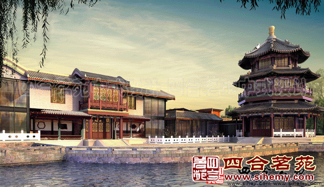 精美建筑与环境融合